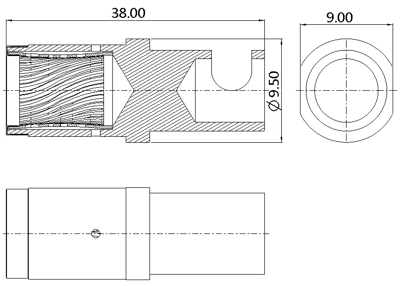 扭簧+焊杯端子扭簧+焊杯 